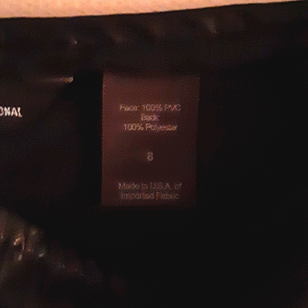Moda International PVC pants - Picture 4 of 4